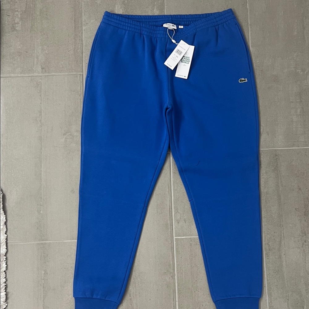 Lacoste mens Royal Blue Sweatpants